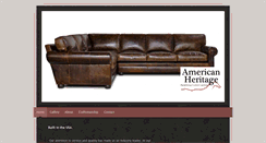 Desktop Screenshot of americanheritageleather.com